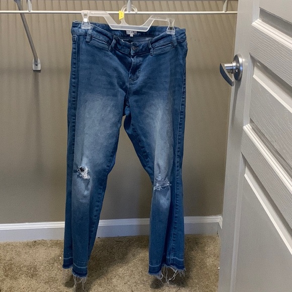 Dear John Denim - Distressed Blue Flair jeans